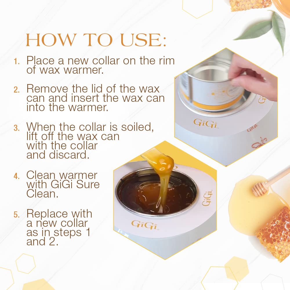 GIGI Pack of 20 Clean Collars ensures ready supplies for busy salons.