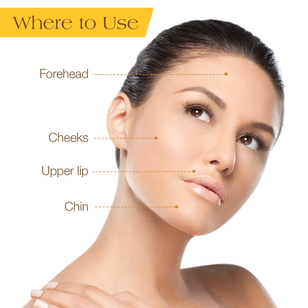 GIGI post-treatment balm application on skin, gentle moisturization.