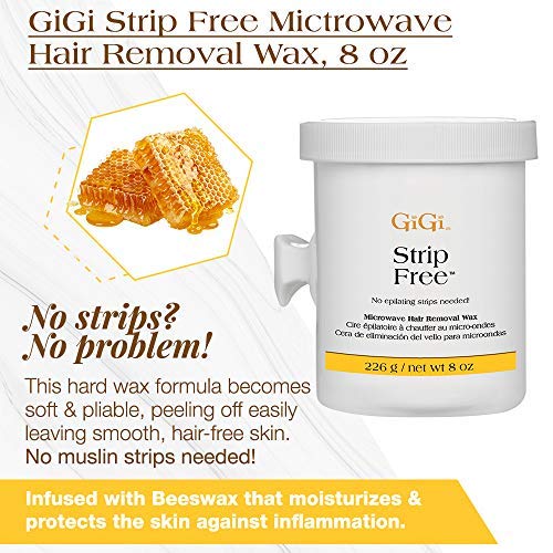 Ready-to-use GiGi wax in bowl for convenient at-home waxing