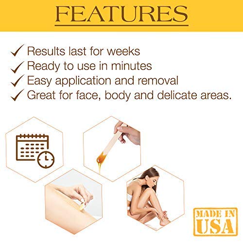 GIGI depilatory wax leaves skin moisturized after waxing