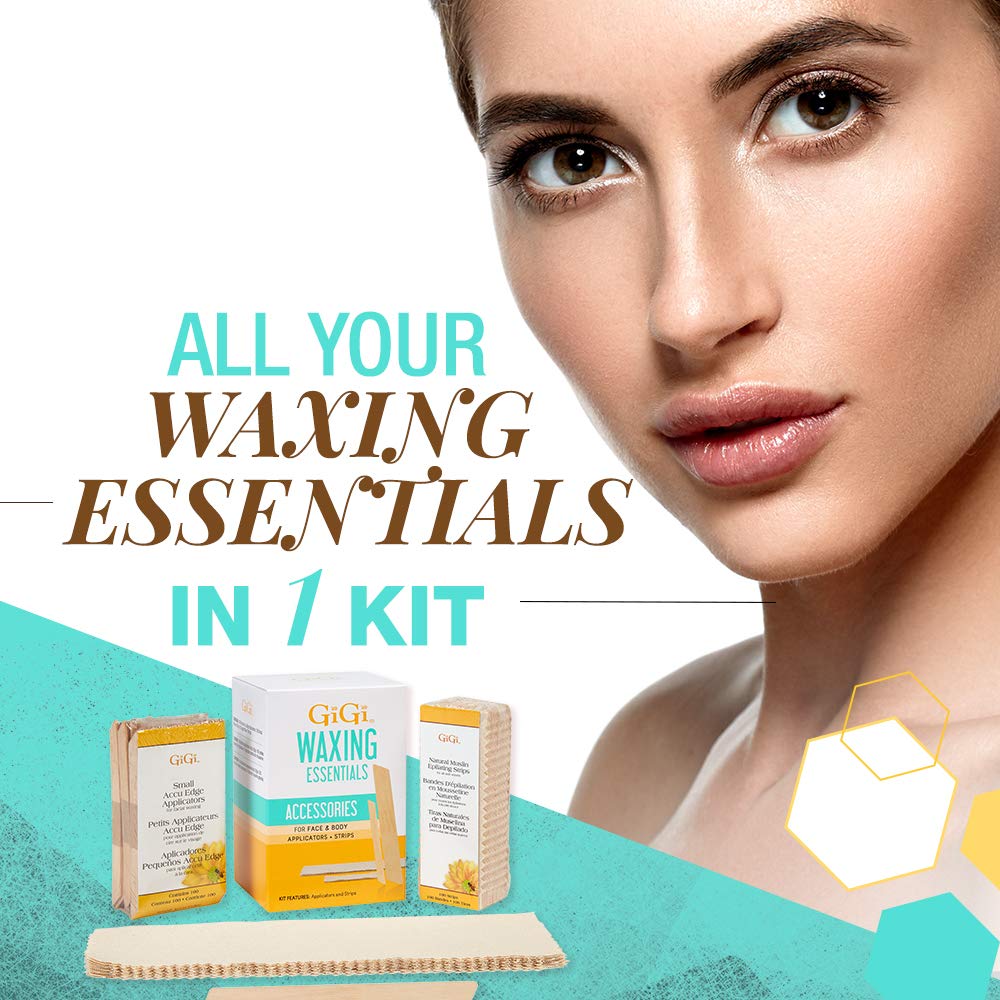GIGI all-in-one waxing kit enabling hygienic, professional results at home.