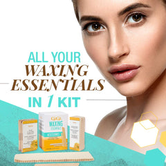 GIGI all-in-one waxing kit enabling hygienic, professional results at home.