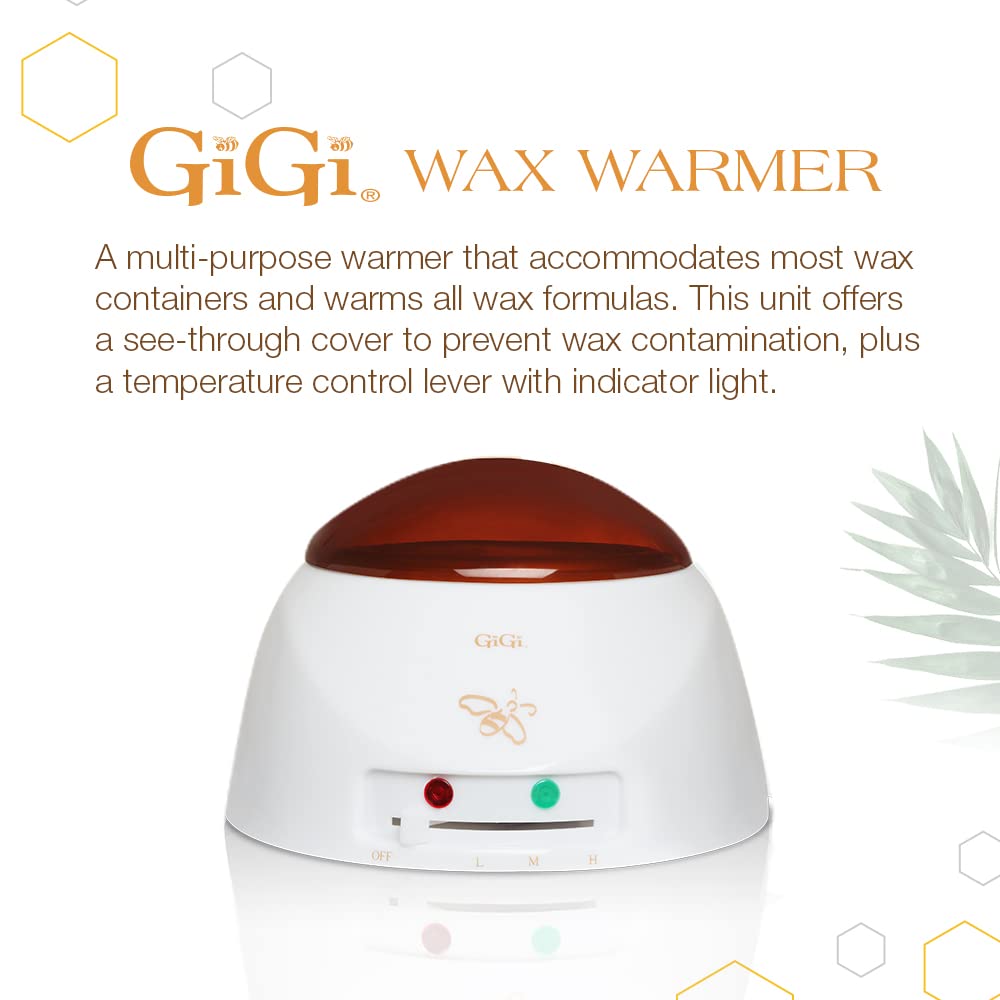 GiGi wax warmer control panel allows precise heat adjustments for different wax types.