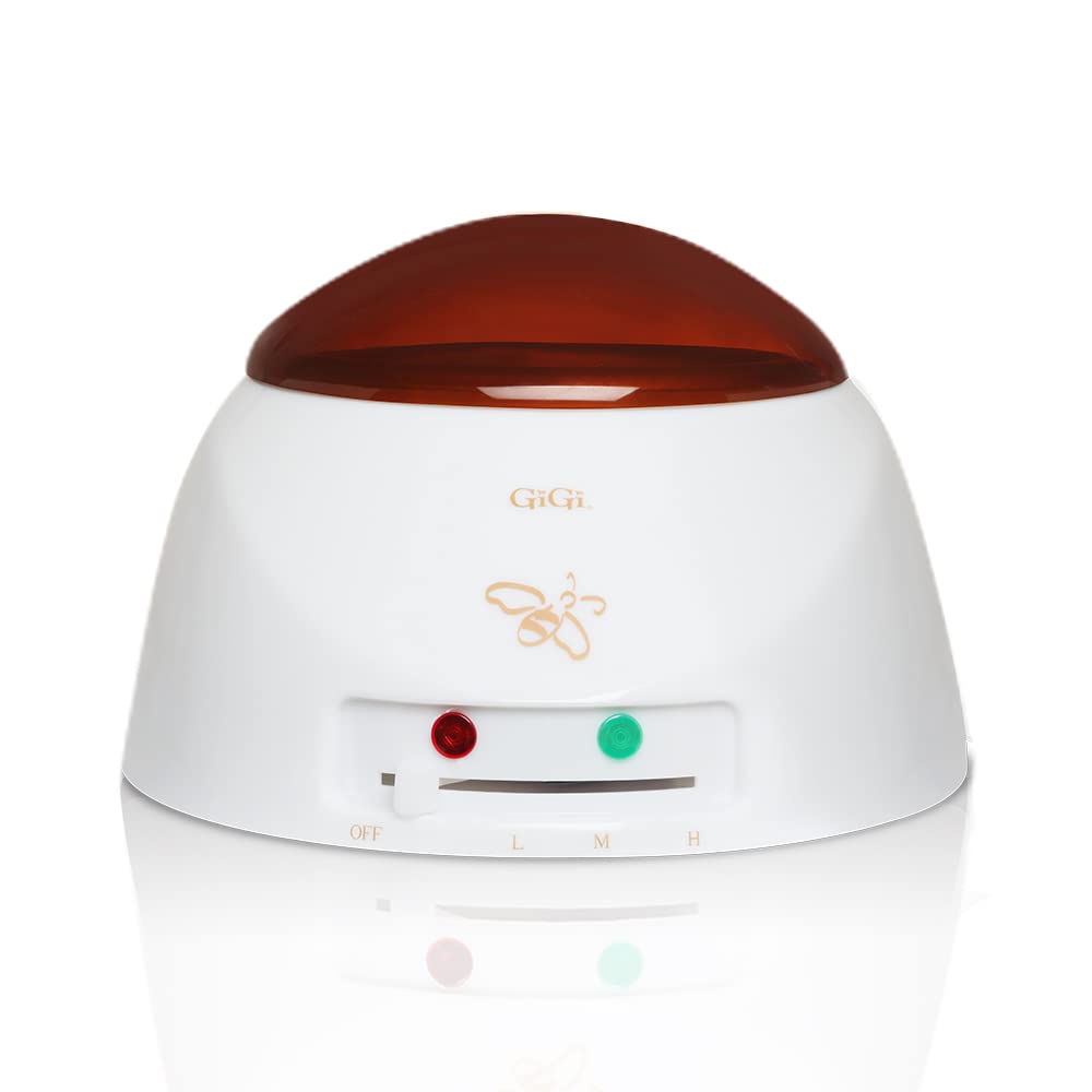 GiGi wax warmer exterior in stainless steel for professional or home use.
