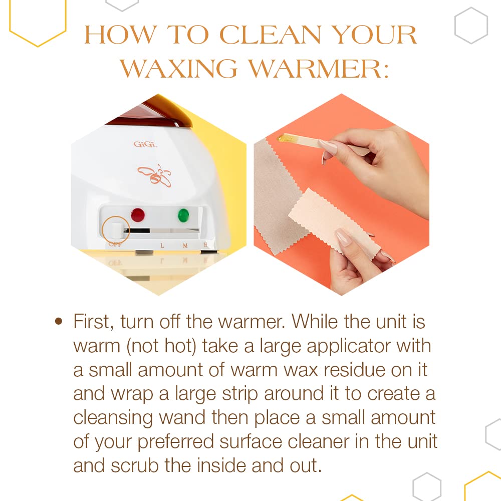GiGi wax warmer ideal for salon or home waxing routines.