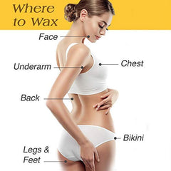 GIGI wooden wax sticks provide safe, smooth application.