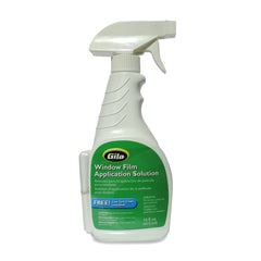 Gila Window Film Application Solution spray bottle for easy glass prep during DIY installations.