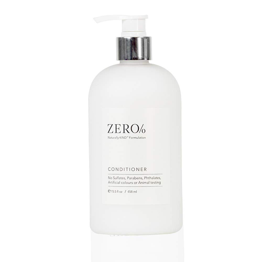 Gilchrist & Soames Zero% Conditioner bottle delivers silky hydration for all hair types.