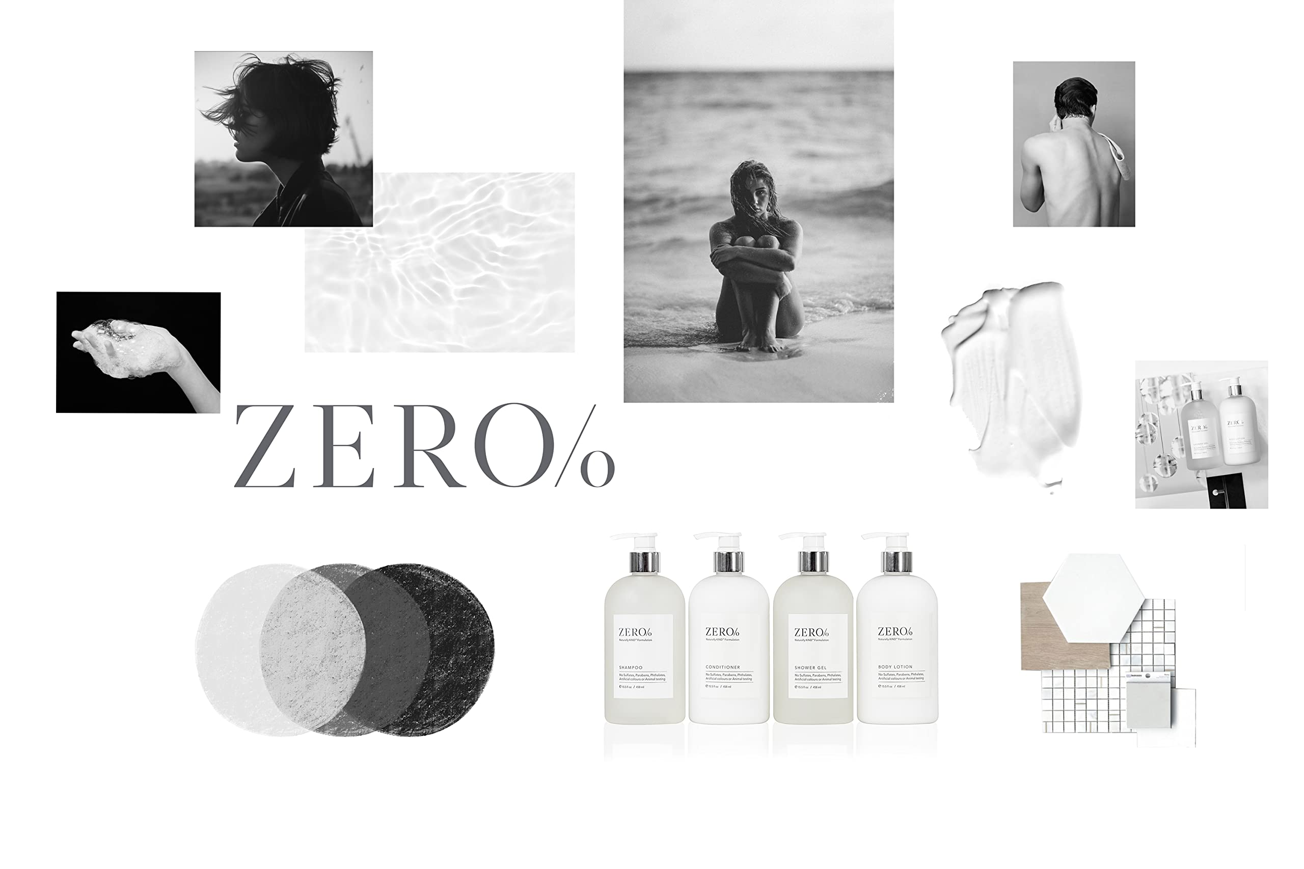 Gilchrist & Soames Zero% Conditioner fragrance swatch hints calming herbal notes.