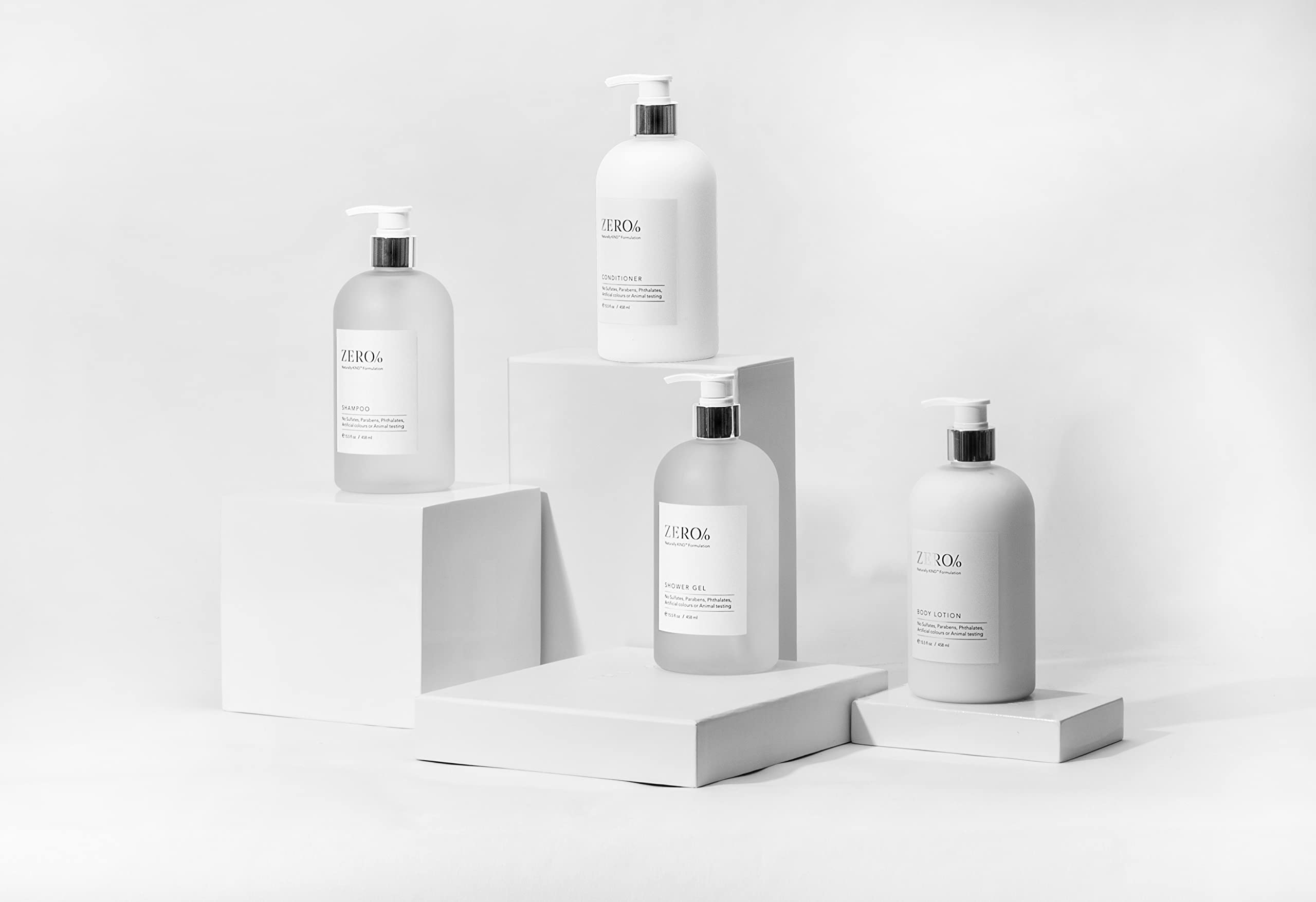 Gilchrist & Soames Zero% Shampoo after wash shine suggests healthy-looking hair.