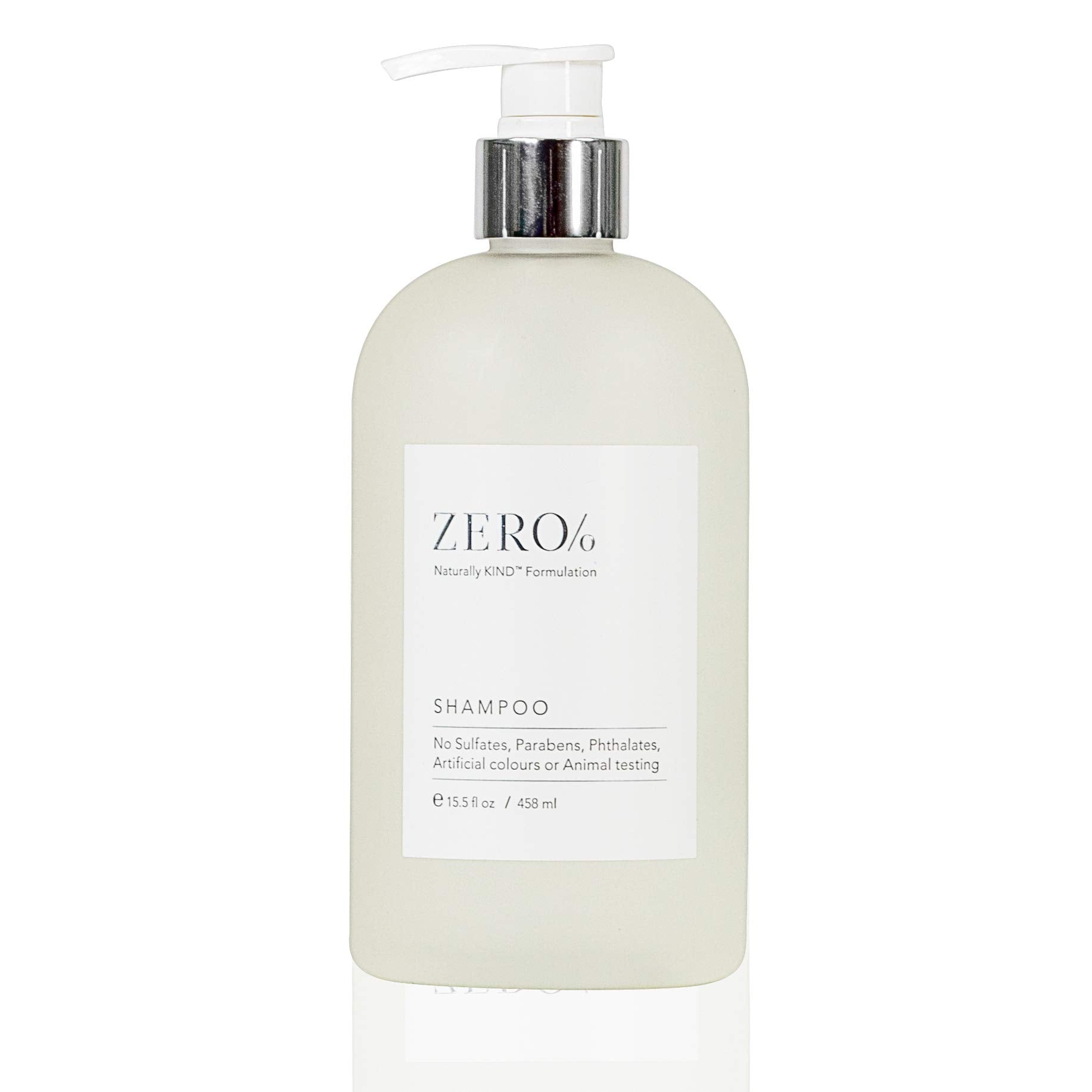 Gilchrist & Soames Zero% Shampoo bottle pour enables easy daily cleansing.