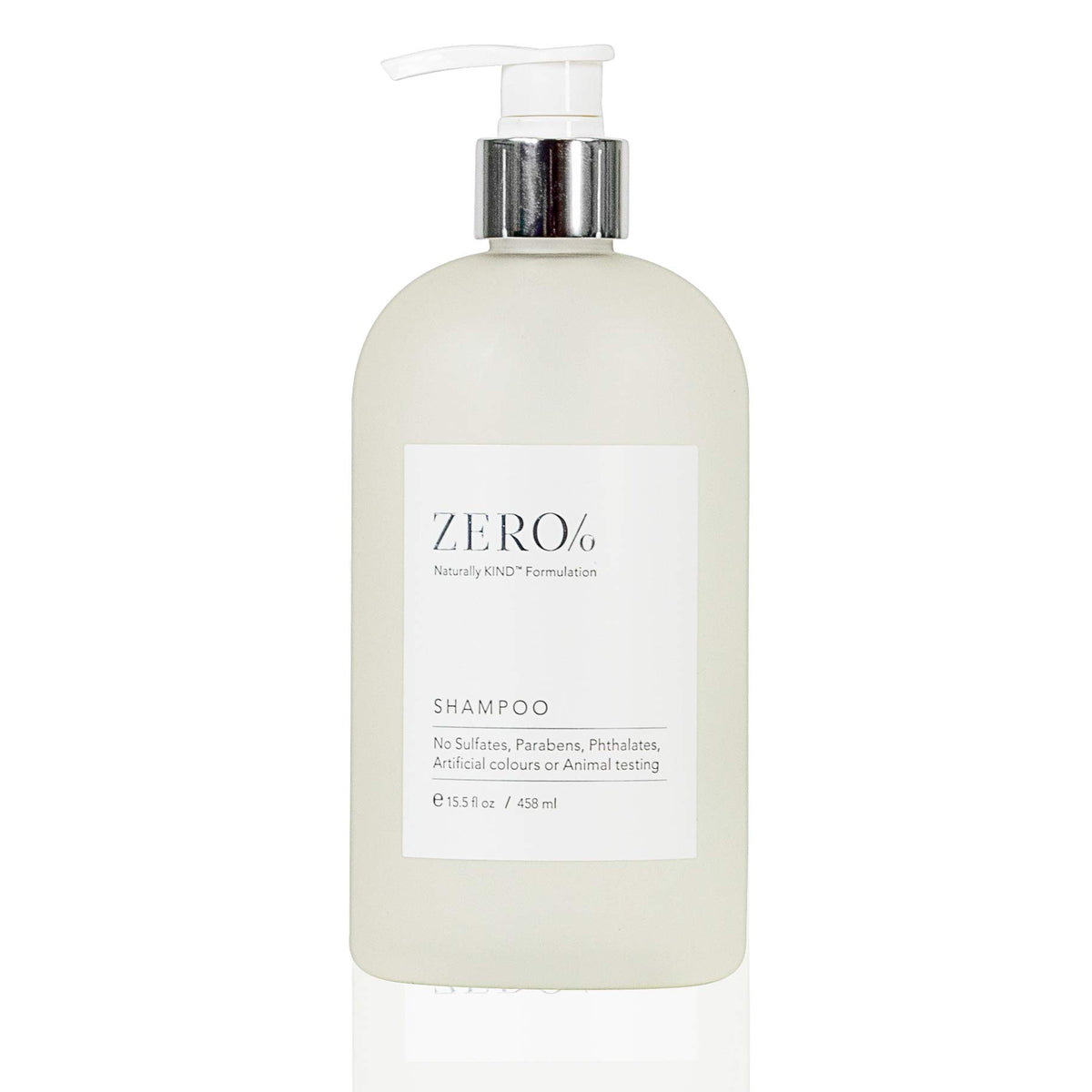 Gilchrist & Soames Zero% Shampoo bottle pour enables easy daily cleansing.