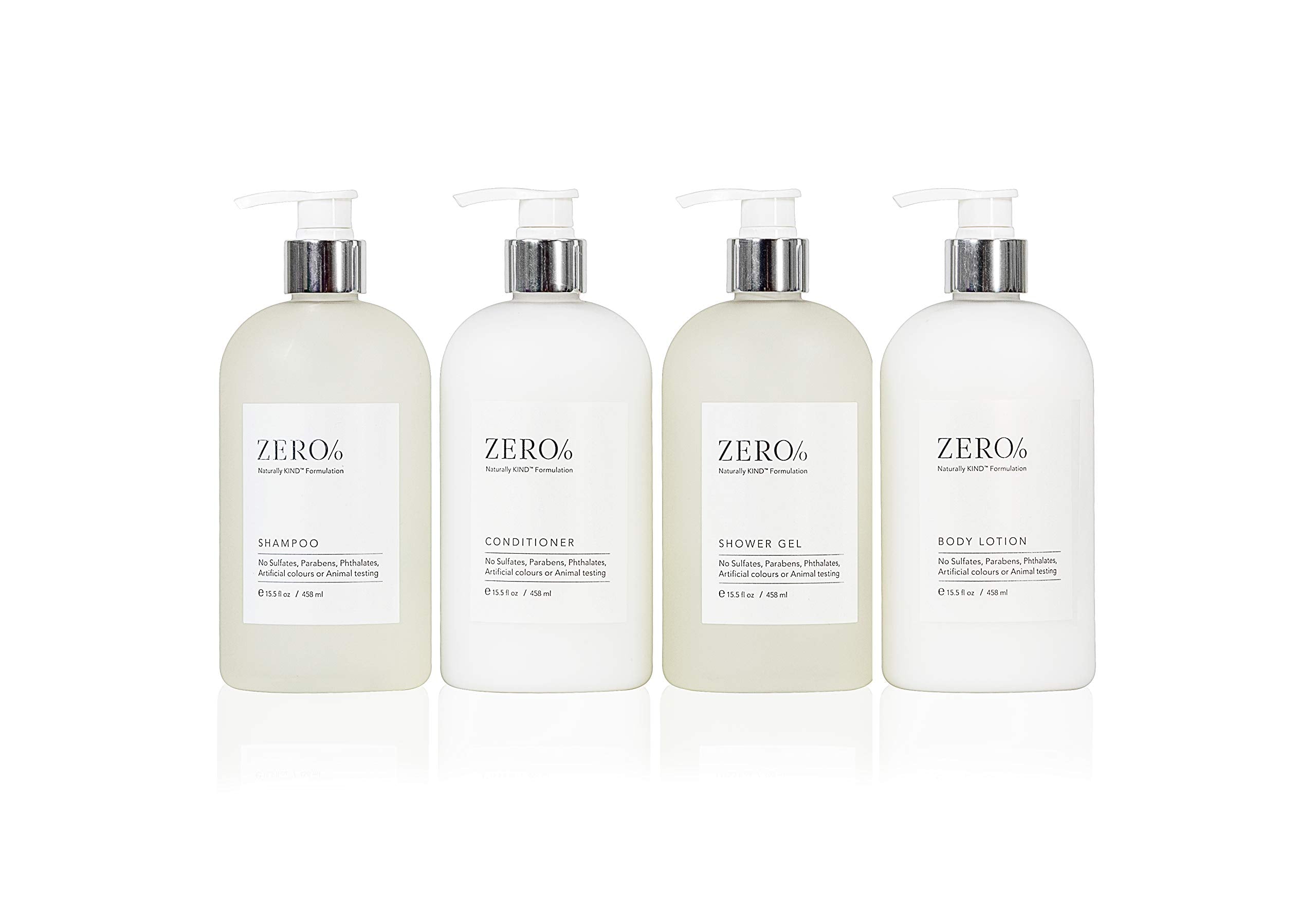 Gilchrist & Soames Zero% Shampoo packaging closeup shows premium design.