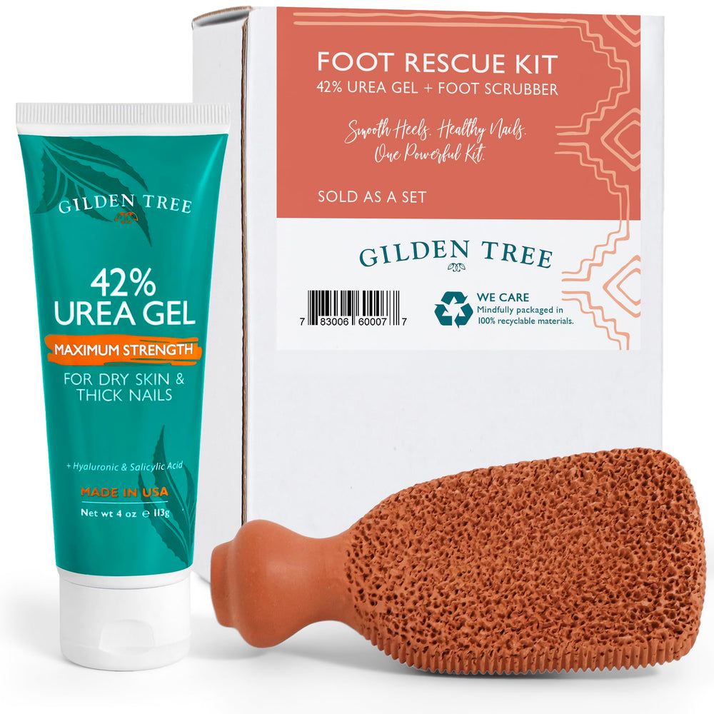 GILDEN TREE Callus Remover Gel tube closeup for easy at-home use