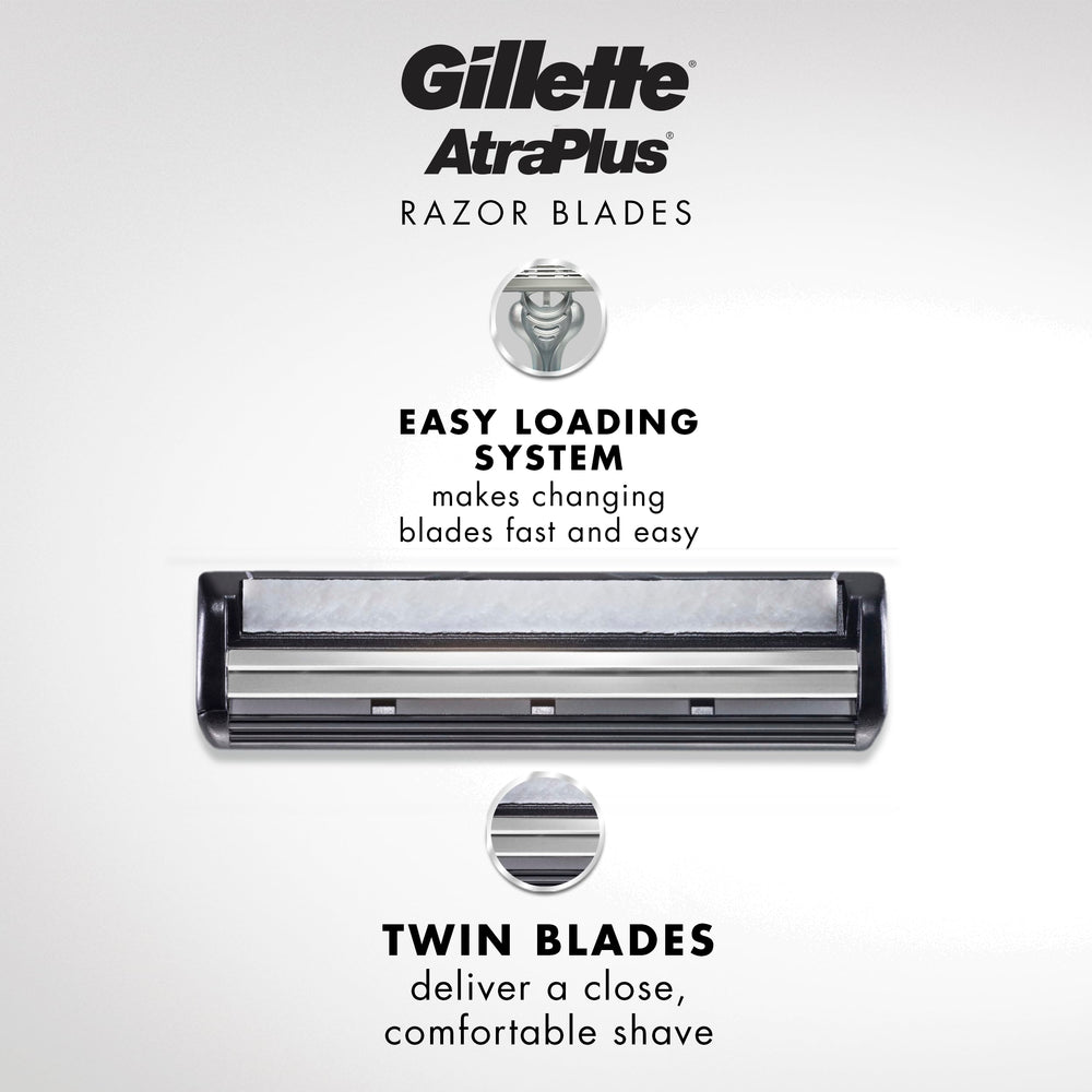 Gillette AltraPlus Lubrastrip delivers smoothness for comfortable daily shave.