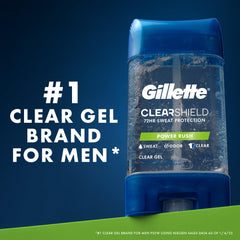 Tecnología anti-manchas blancas de Gillette que ayuda a evitar residuos en la ropa.