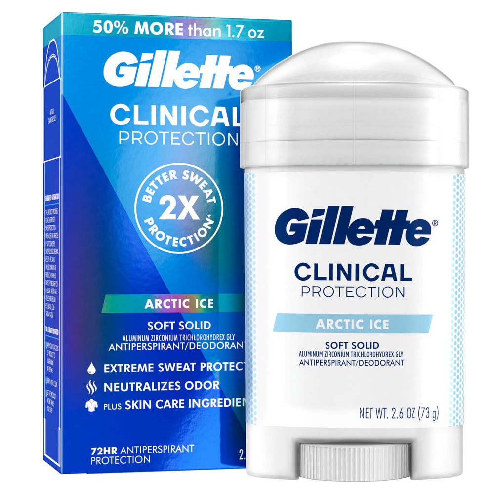 Gillette Clinical para hombres, bote desodorante con protección duradera.