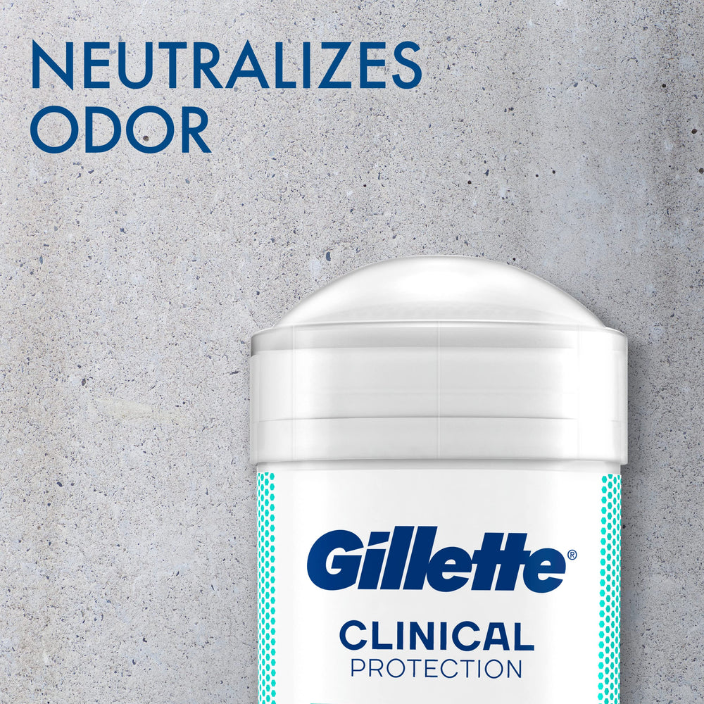 Protección de 72 horas con Gillette Clinical para hombres.