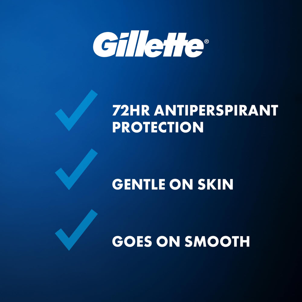 Gillette Clinical Soft Solid apply closeup shows smooth glide and skin conditioning