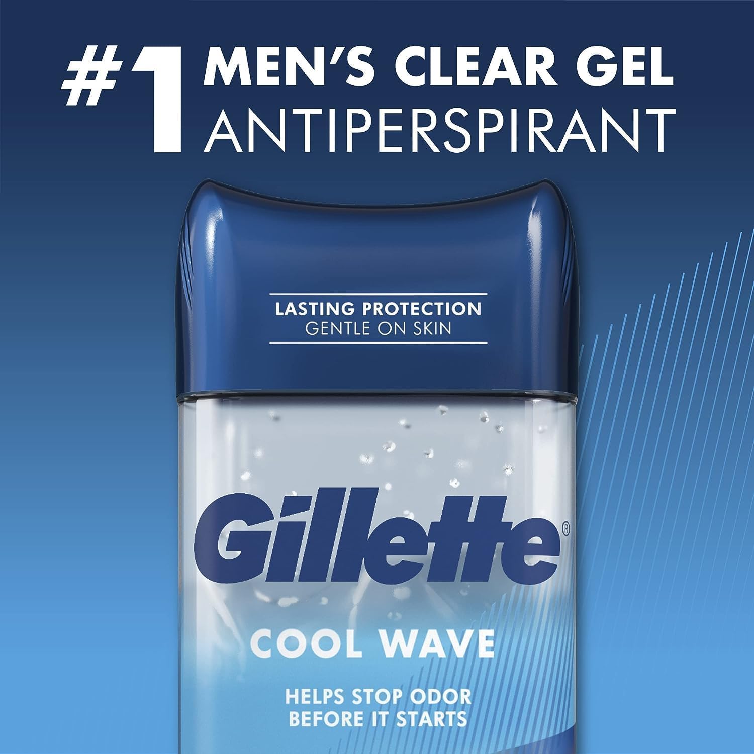 Gillette Cool Wave scent delivers fresh, subtle fragrance without overpowering.