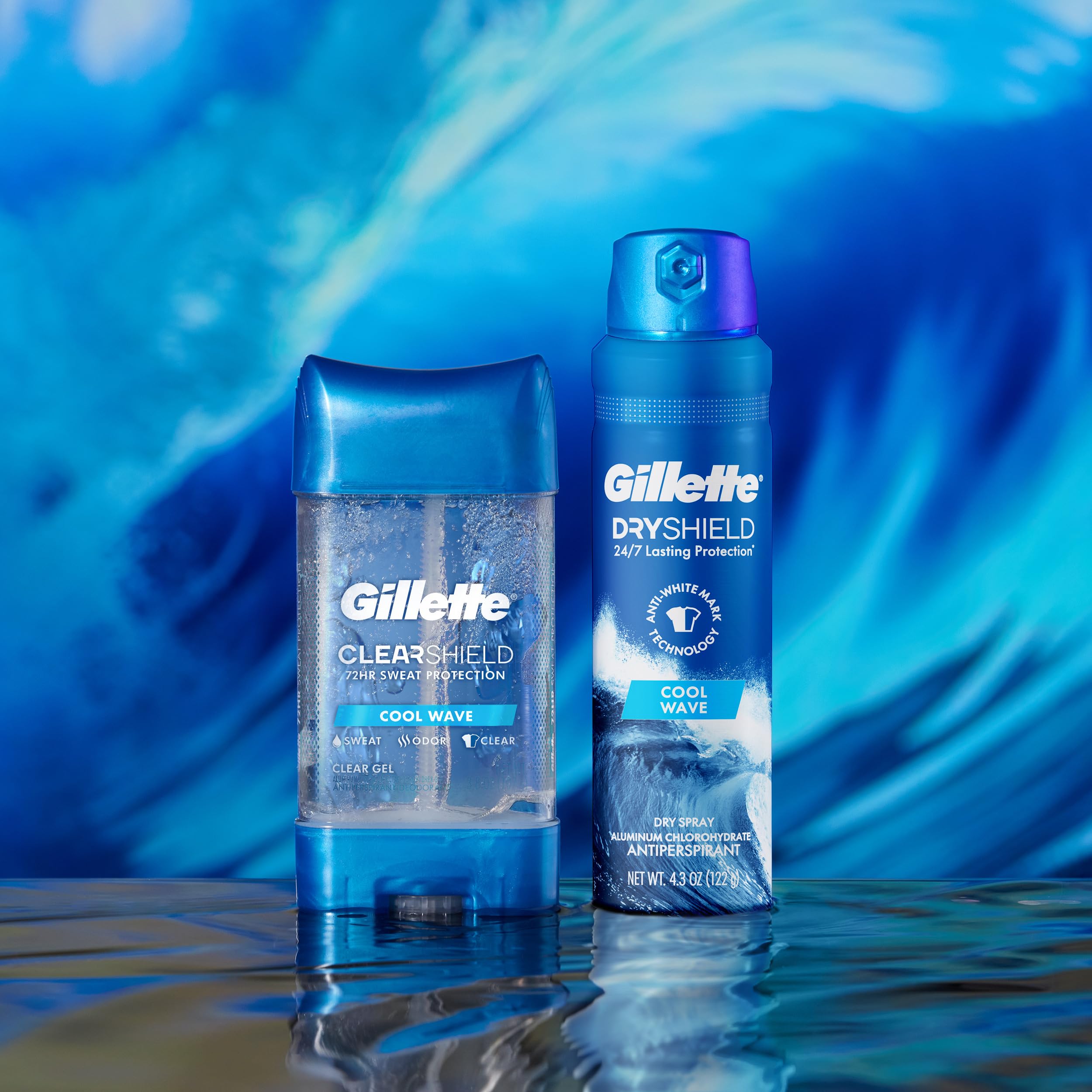 Pack of 3 Gillette Dry Spray for daily use and travel