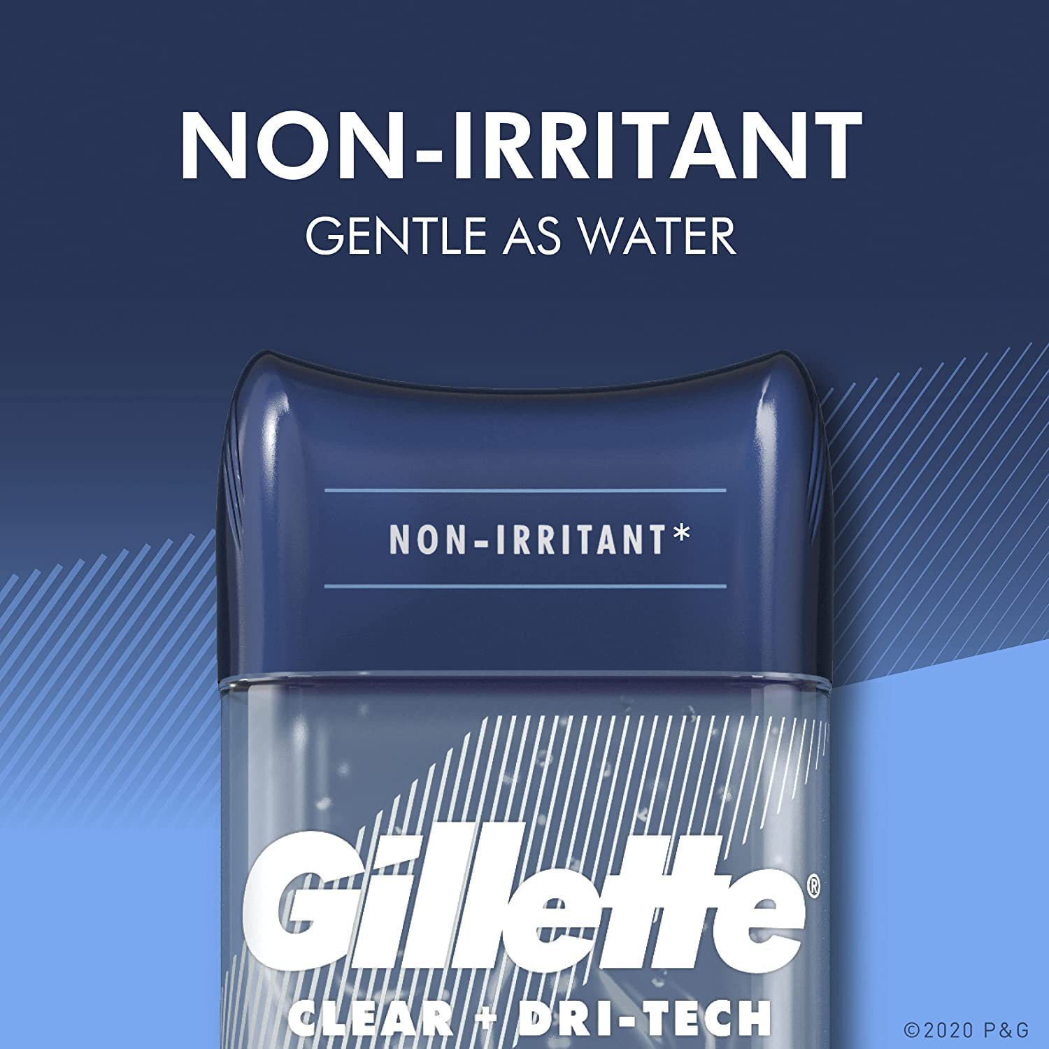 Gillette Endurance Clear Gel Deodorant Cool Wave five-pack display ensures cost-saving convenience