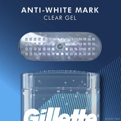 Gillette Endurance Clear Gel Deodorant Cool Wave gel texture on skin for fast absorption