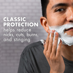Gillette Foamy Regular Shaving Cream Comfort Glide reduces friction during shaving