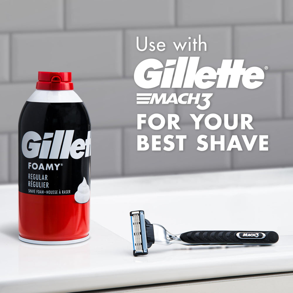 Gillette Foamy Regular Shaving Cream hydrates skin for comfortable shaving
