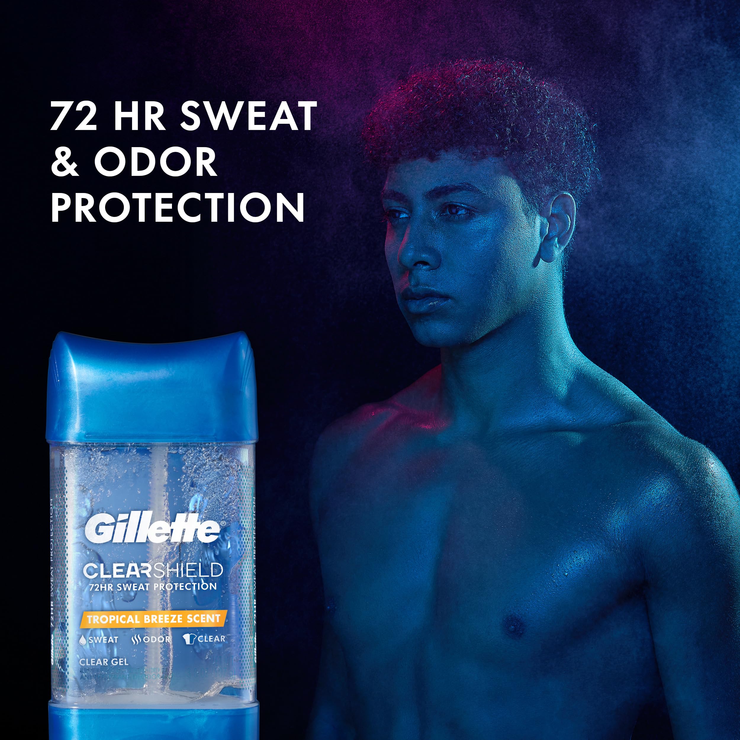 Fragancia tropical brisa de Gillette para frescura durante el día