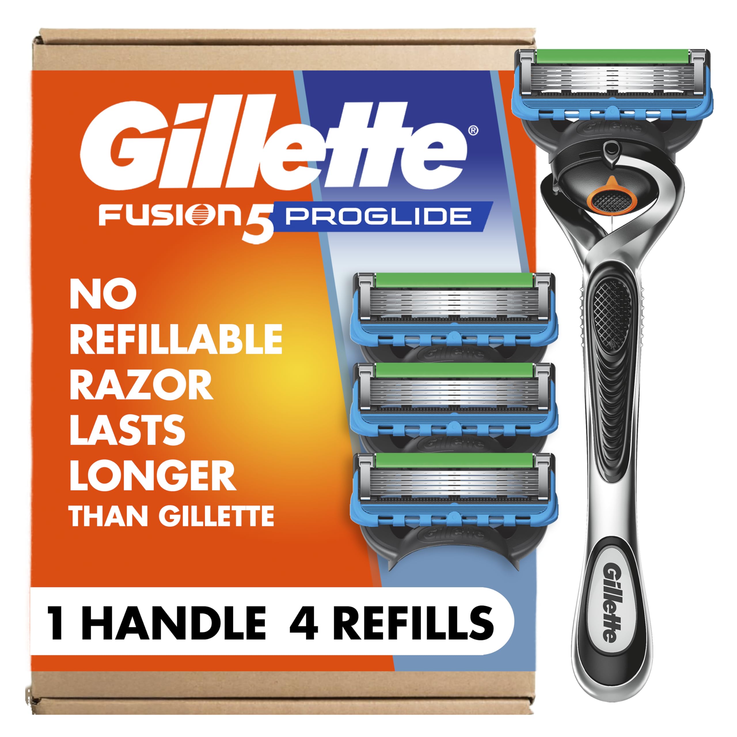 Gillette Fusion ProGlide handle flexball close-up showing contour adaptation for a smooth shave.