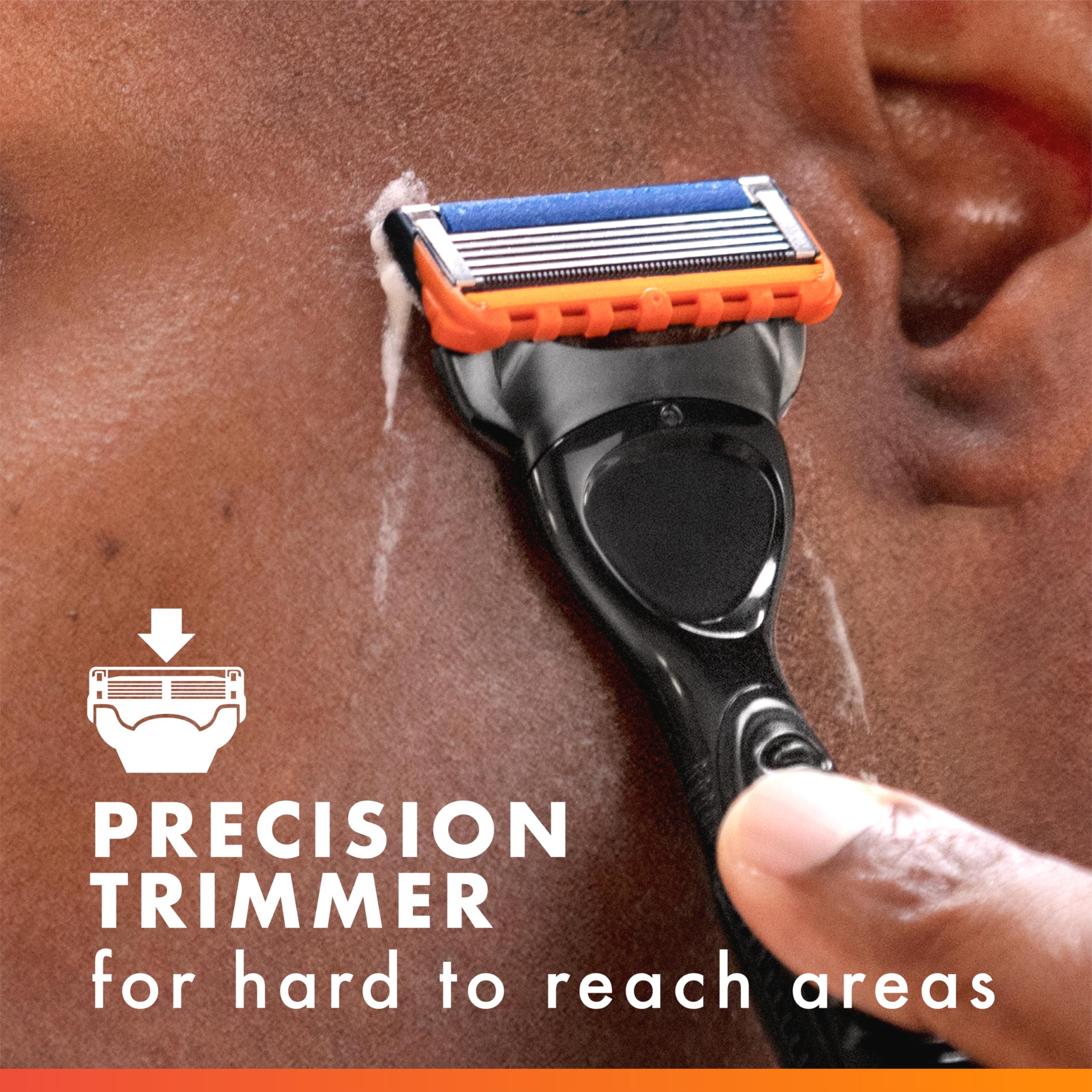 Gillette Fusion5 Power refill blade-stability maintains comfortable spacing