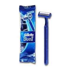 Close-up of two blades on Gillette G2 for precise shaving