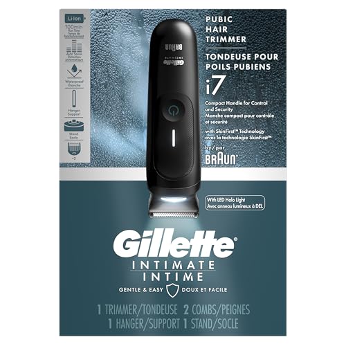 Gillette i7 manscaping tool enables precise body grooming.