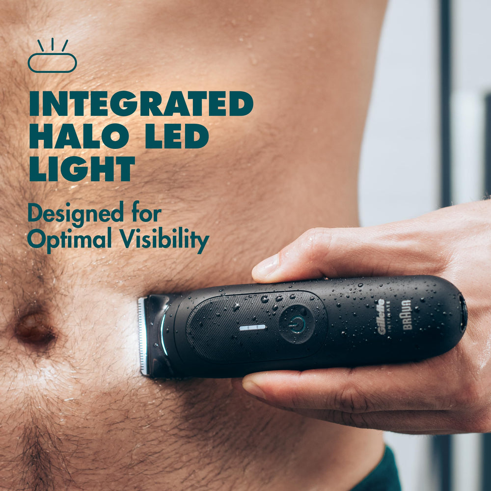 Gillette i7 Travel lock prevents battery drain on the go.