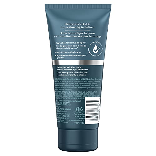 Gillette Intimate cleanser foam lather demonstrates rich coverage for daily use
