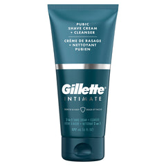 Gillette Intimate cream bottle pour for smooth glide and comfortable shaving