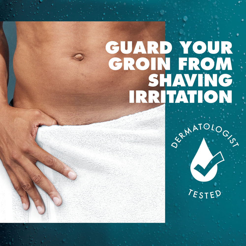 Gillette Intimate menthol sensation close-up showing refreshing feel