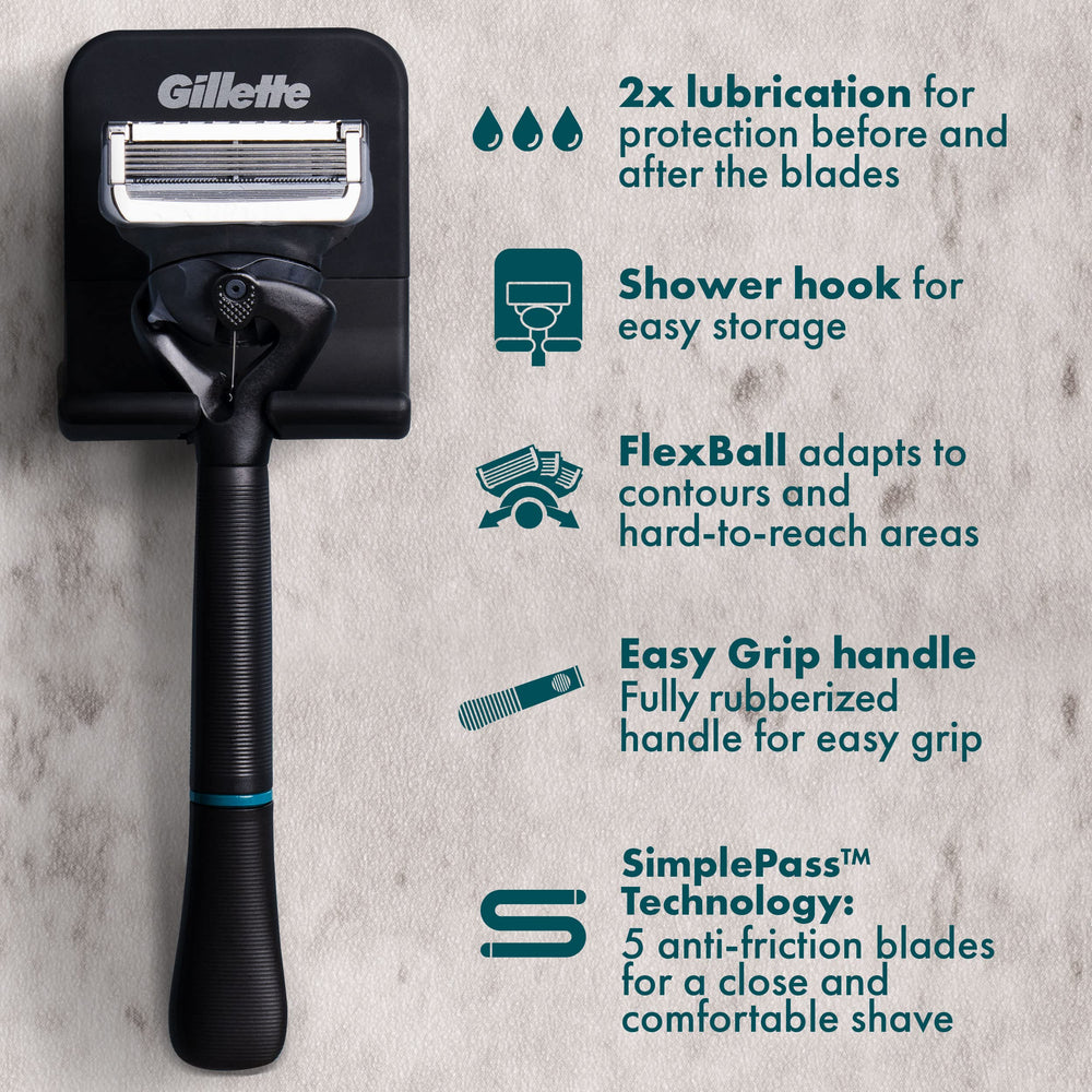 Gillette Intimate Razor five anti friction blades deliver a close shave