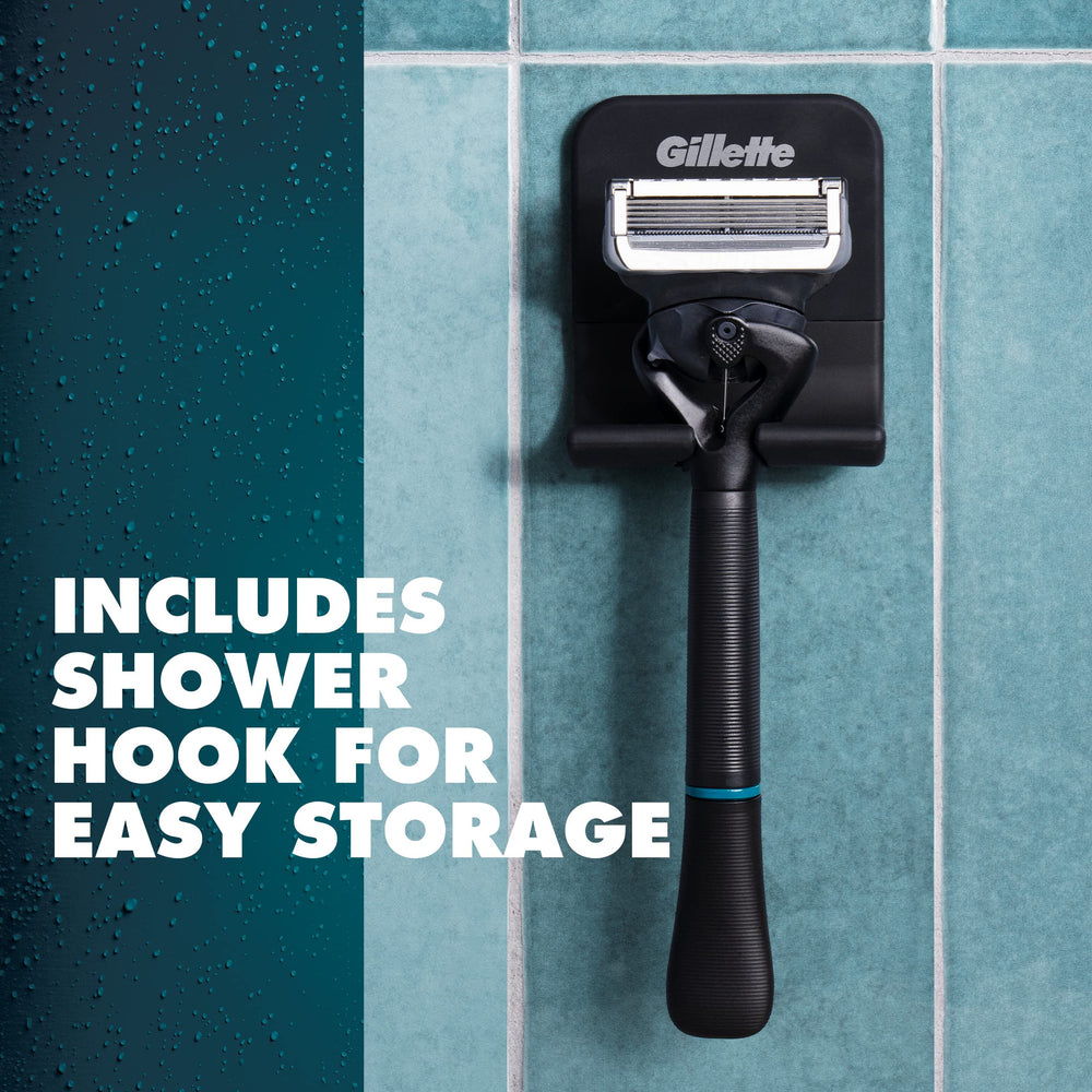 Gillette Intimate Razor includes a shower hook for easy storage