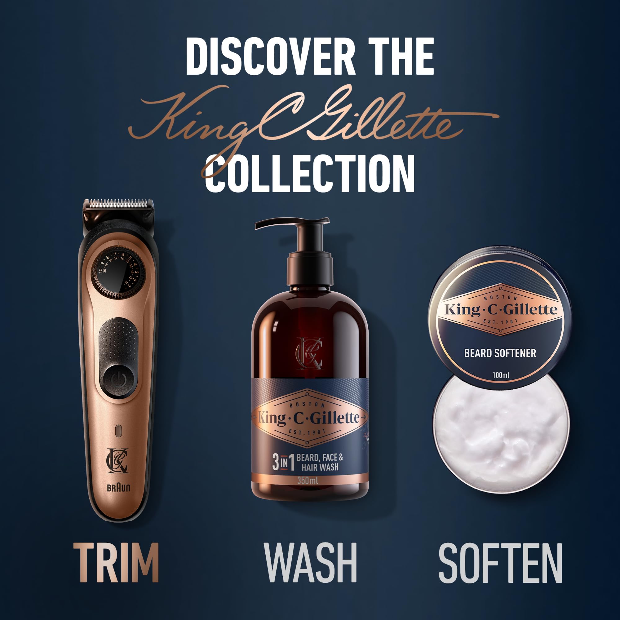 Suitable for all beard types with precise shaping options