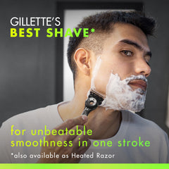 GilletteLabs 2D FlexDisc contours to the face for a comfortable glide