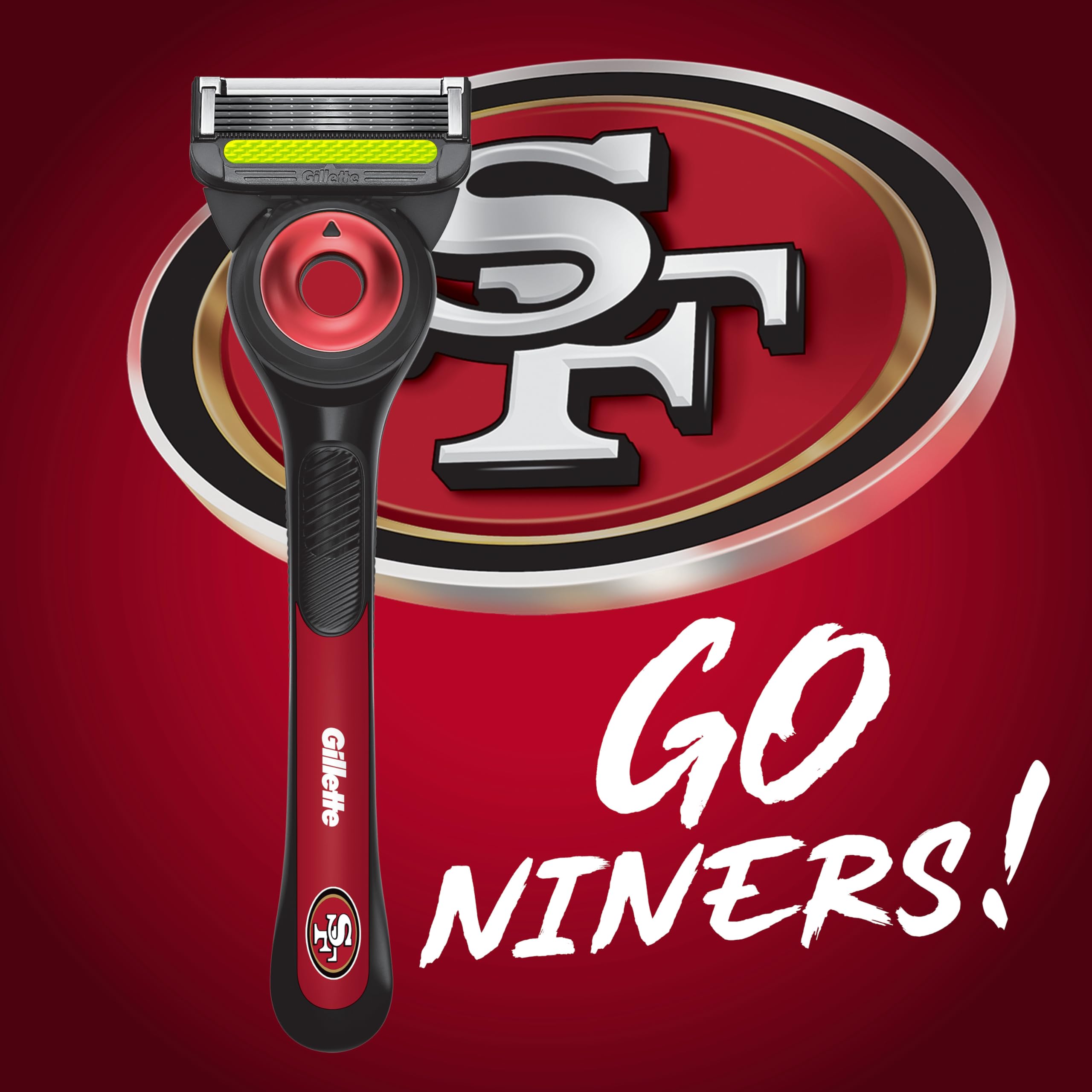 Gillette Labs 49ers Edition blade refills for consistent, long-lasting smoothness