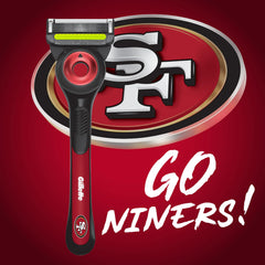 Gillette Labs 49ers Edition blade refills for consistent, long-lasting smoothness