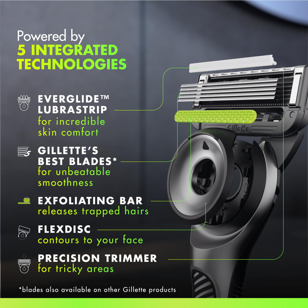 GilletteLabs five-blade system delivers a close, smooth shave