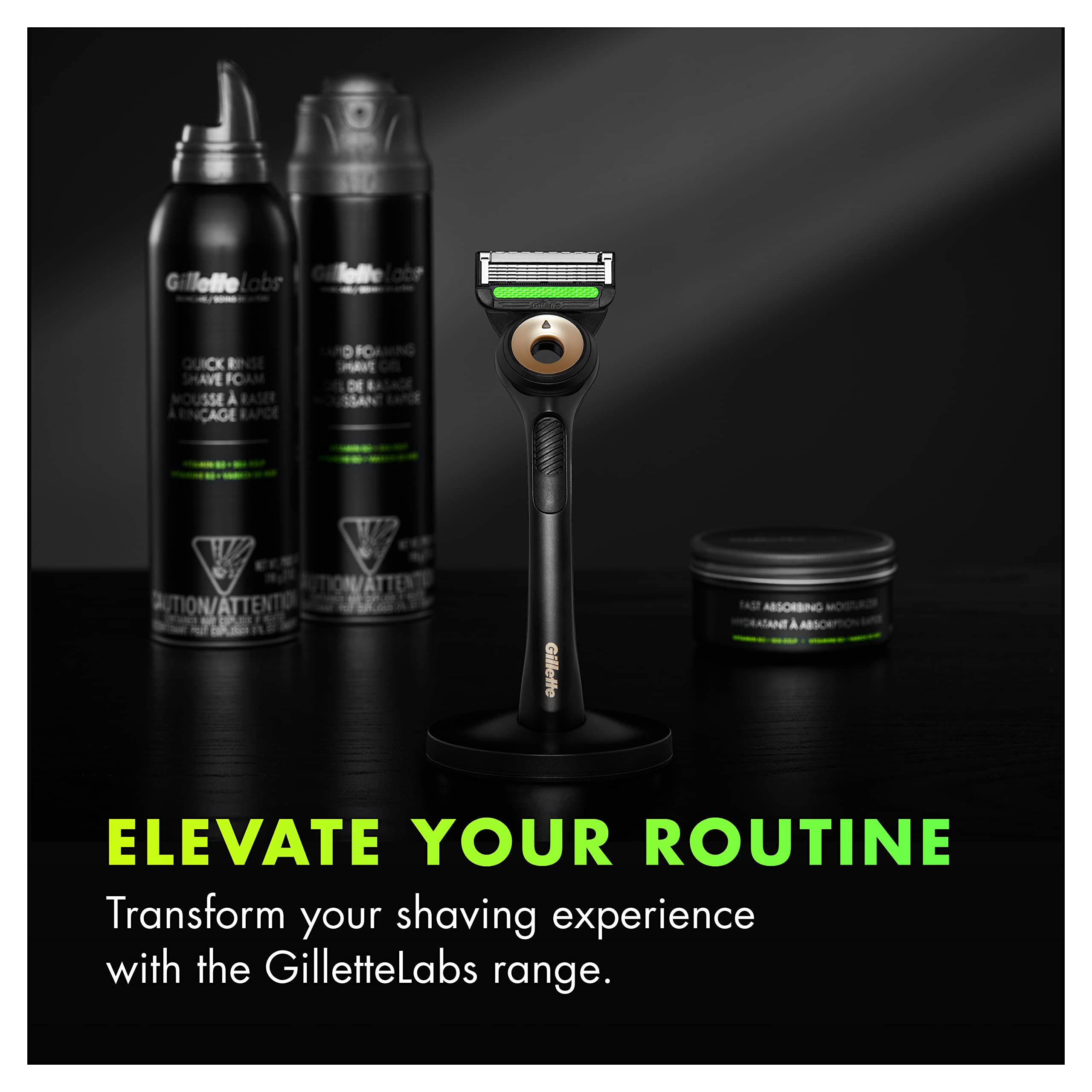 Gillette Labs Black and Gold edition highlighting luxury design
