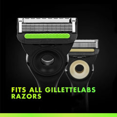 Easy click-in middle opening secures refill to compatible handles
