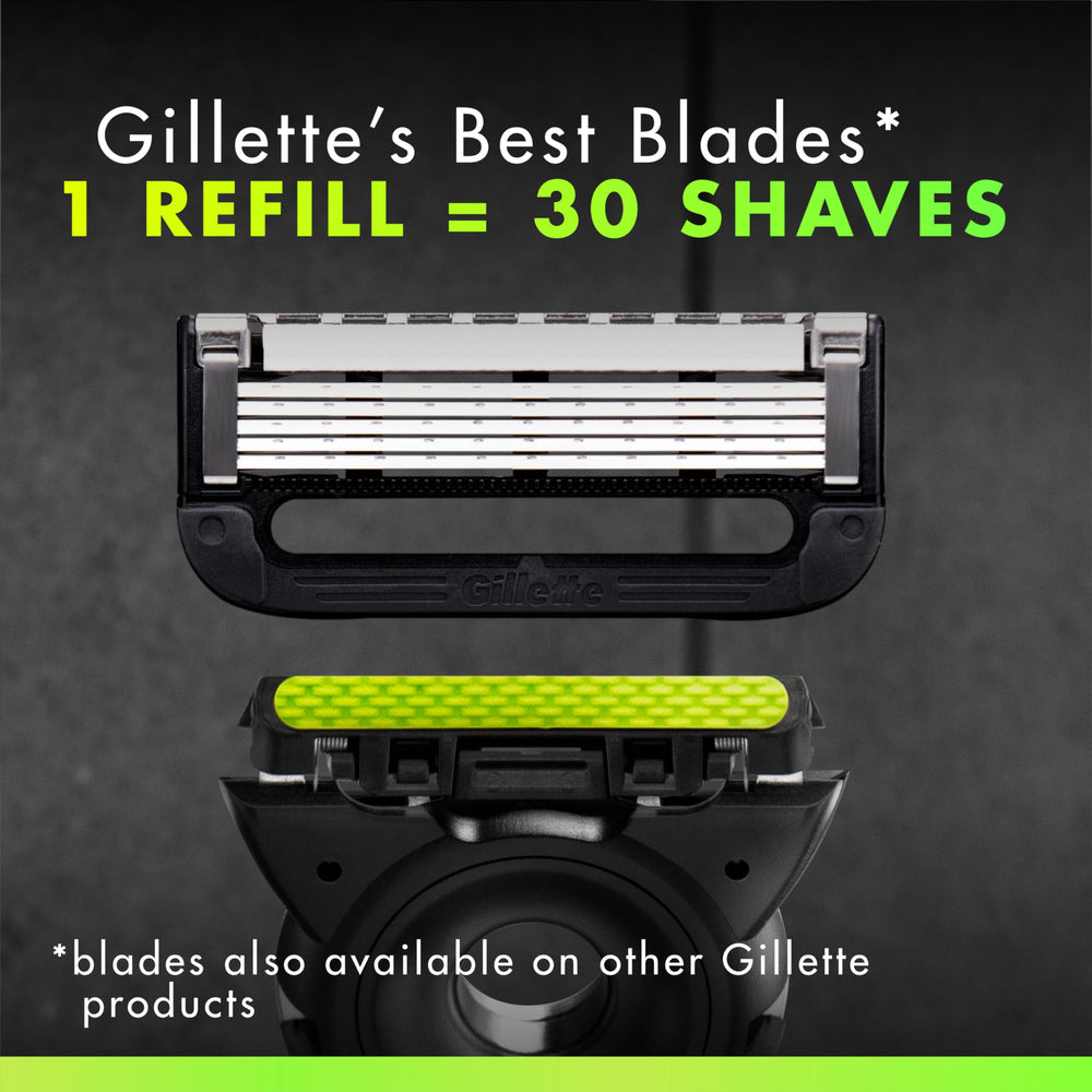 GilletteLabs compatible refills work with exfoliating bar and heated razor