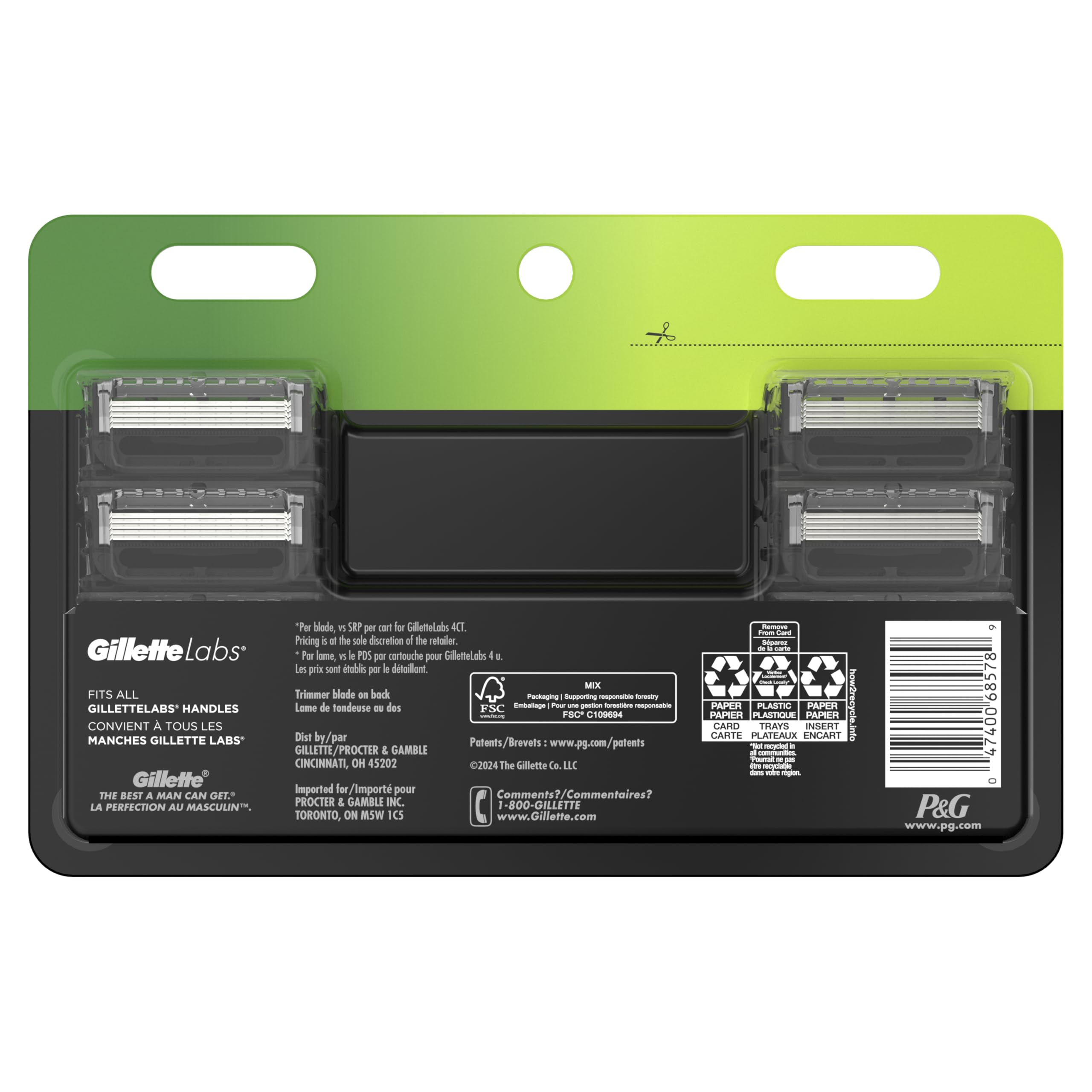 GilletteLabs easy blade swap keeps your routine uninterrupted