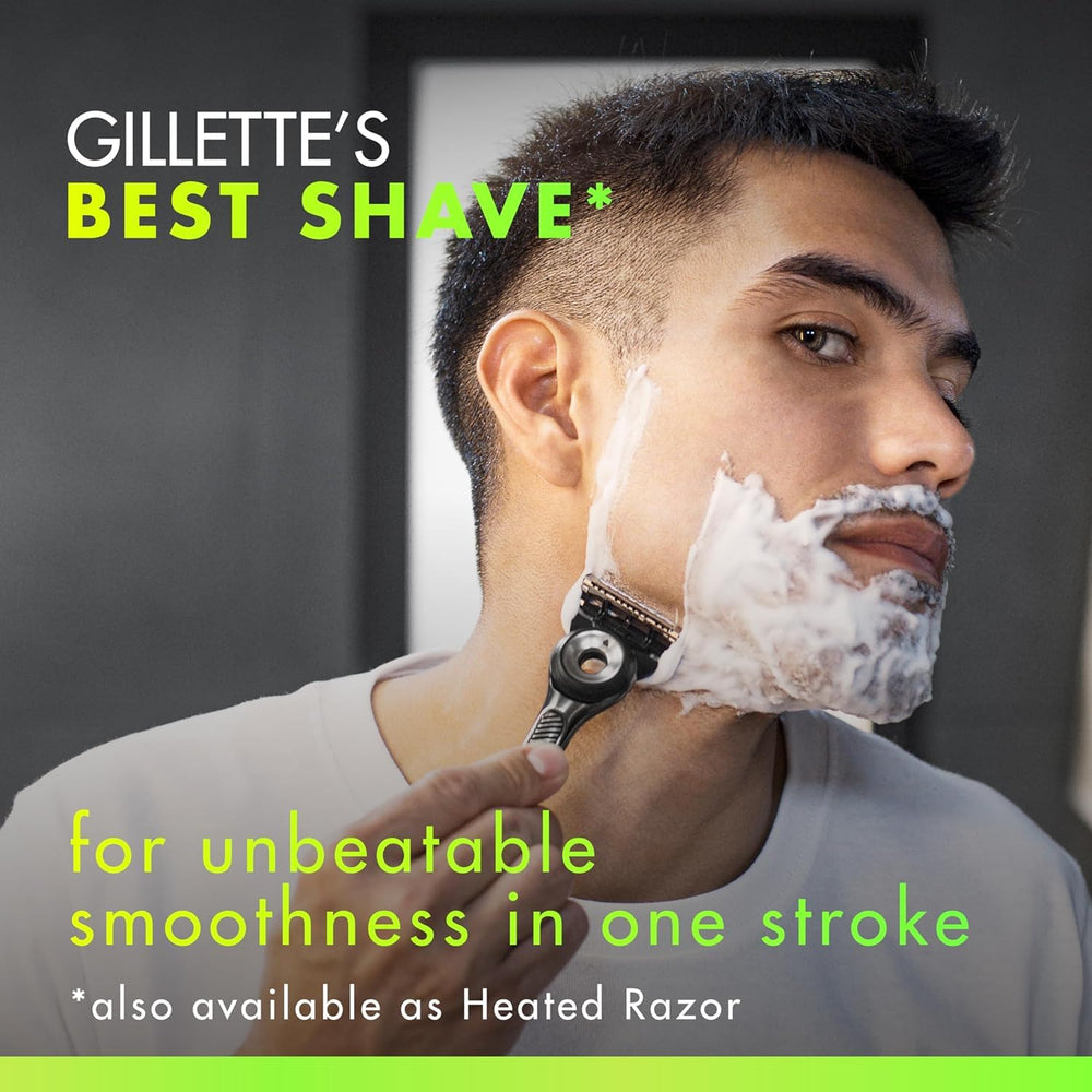 GilletteLabs exfoliating bar compatibility shown with universal refills